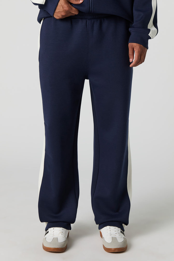 Pantalon d'entraînement Active en scuba contrastant rayé