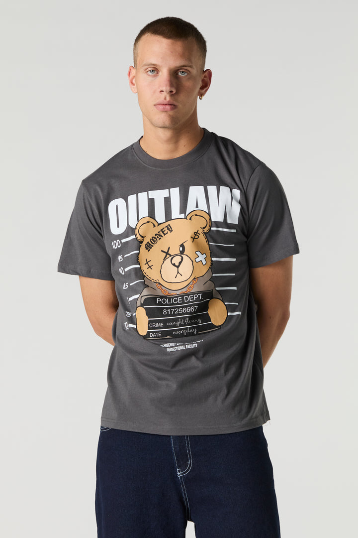T-shirt à imprimé Outlaw Bear