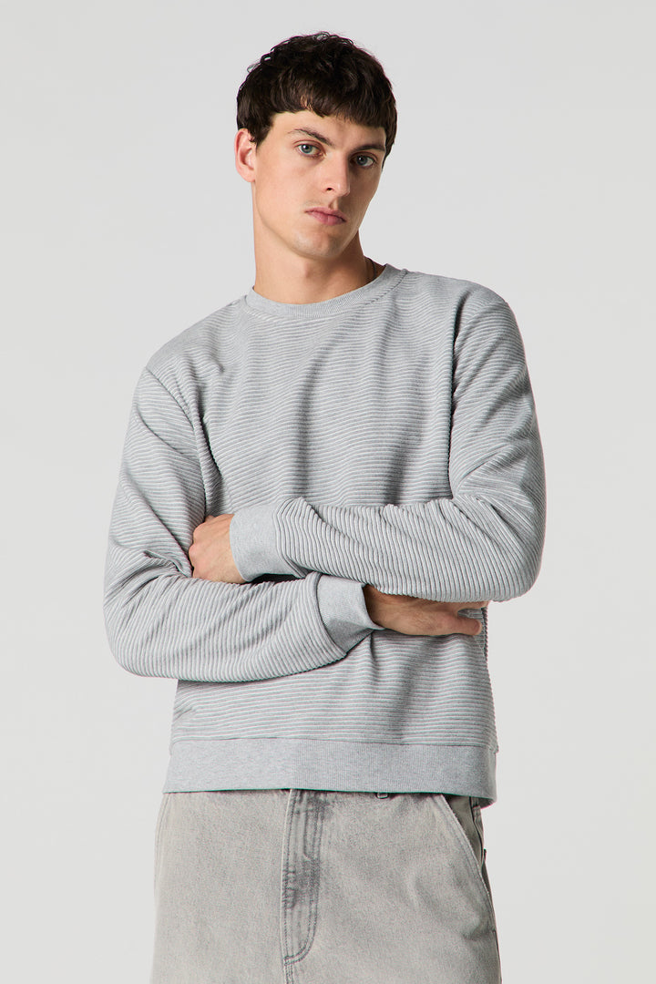Ottoman Ribbed Long Sleeve Top