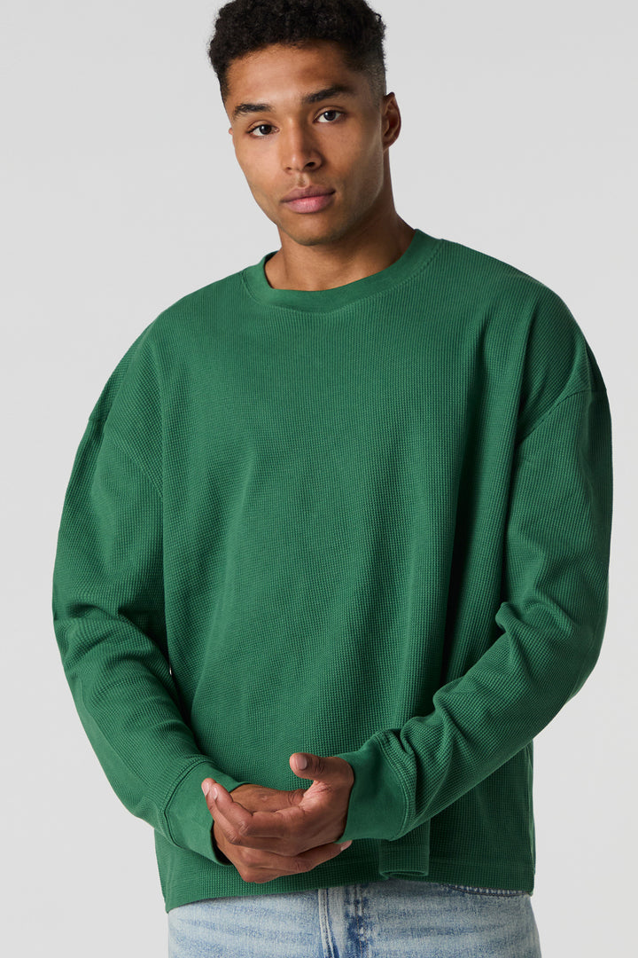 Haut en tricot thermique à manches longues