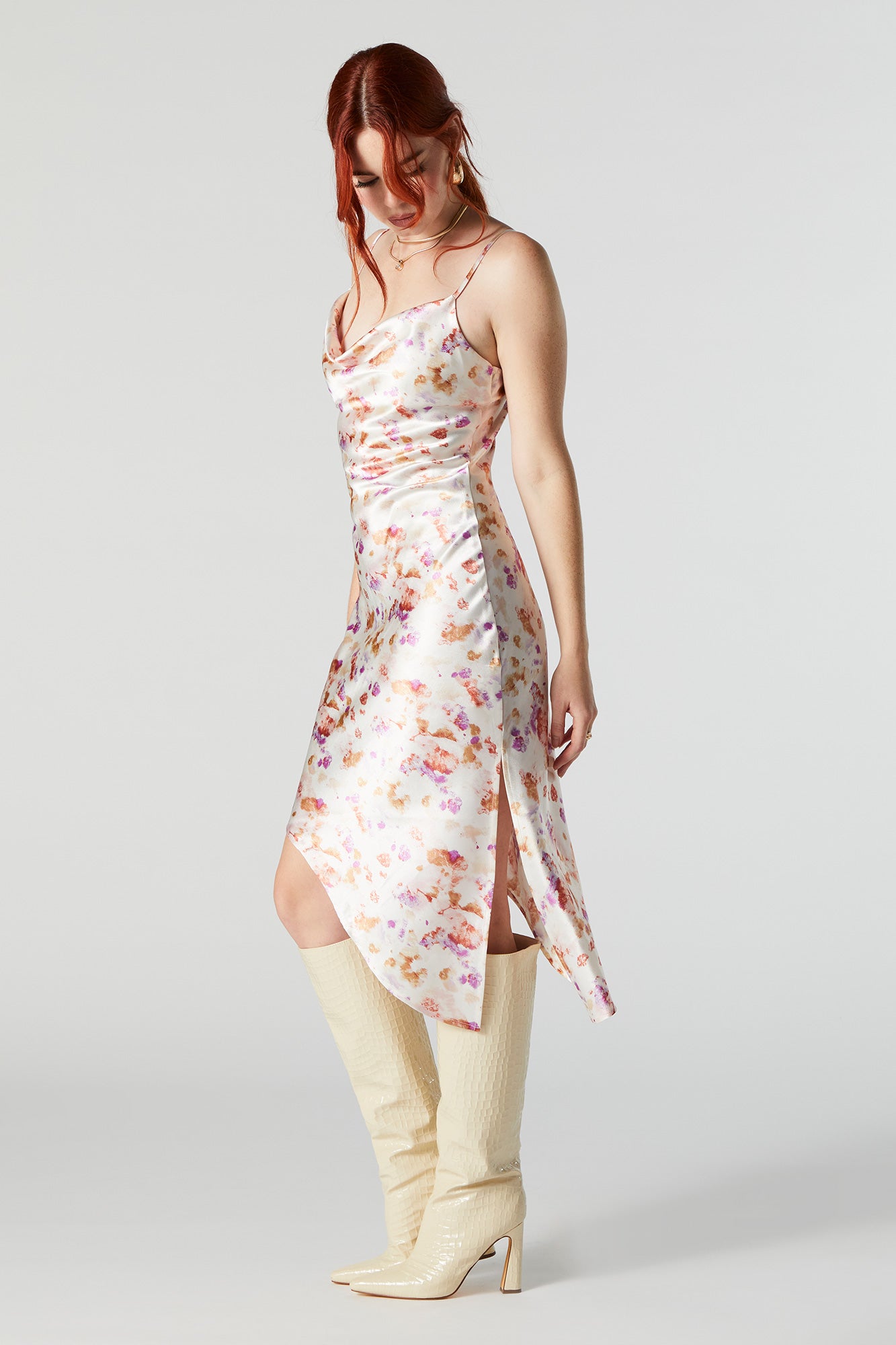 Women's Midi Slip Dress - A New Day™ Burgundy XXL