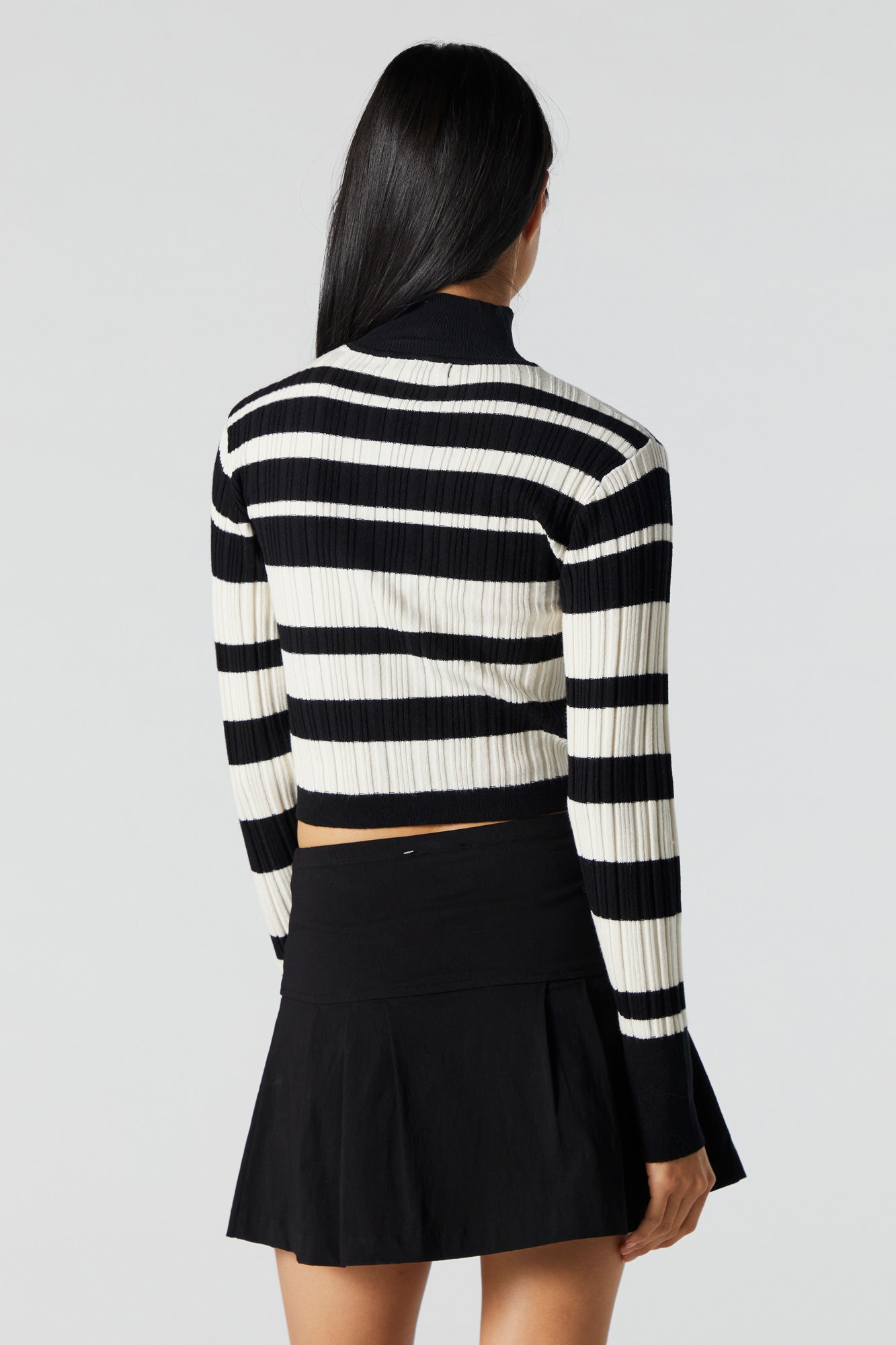 Ribbed Knit Turtleneck Sweater Dress – Urban Planet