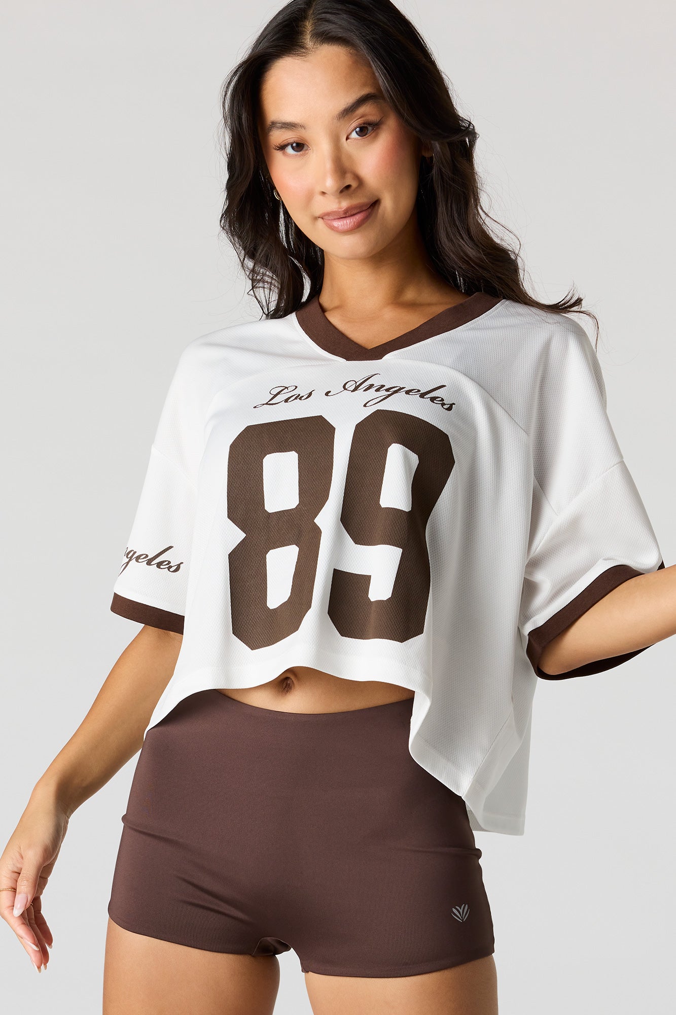 Graphic Cropped Jersey Top – Urban Planet