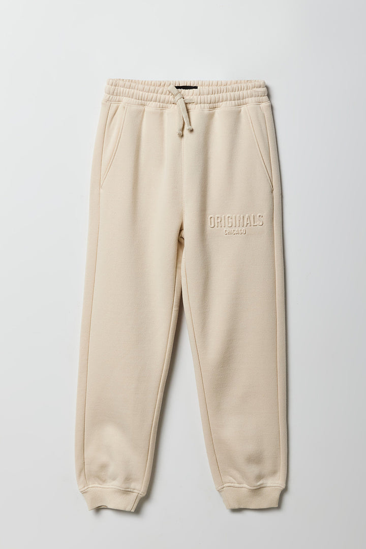 Boys Embossed Fleece Sweatpant
