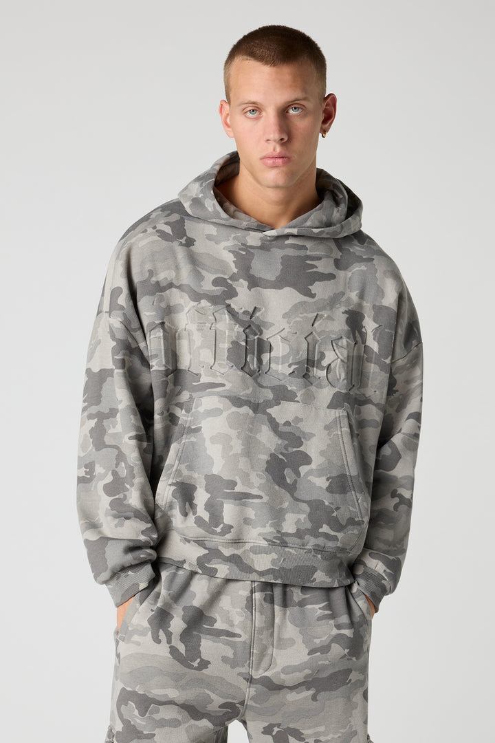 Official Embossed Boxy Fleece Hoodie