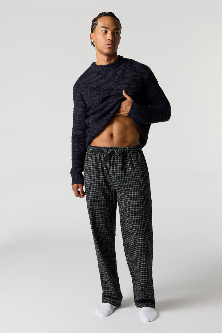 Pantalon de pyjama en flanelle à carreaux