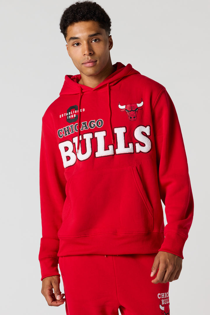 Chicago Basketball Chenille Embroidered Hoodie