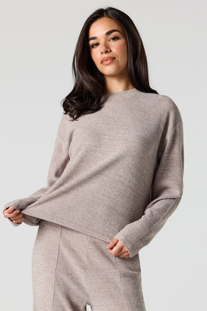Soft Knit Long Sleeve Top