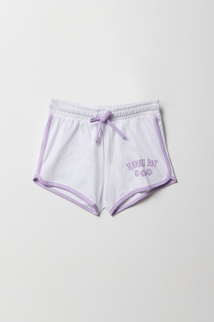 Girls Active Graphic Dolphin Short