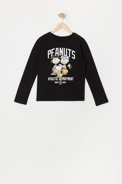 Girls Peanuts Graphic Long Sleeve Top