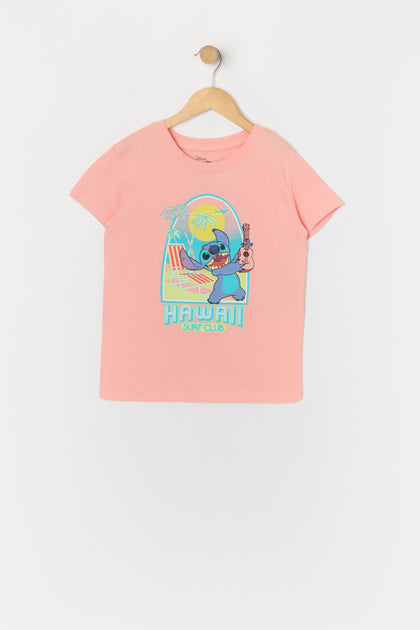Girls Stitch Surf Club Graphic T-Shirt