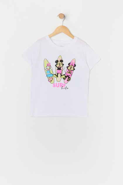 Girls Stitch and Angel Graphic T-Shirt