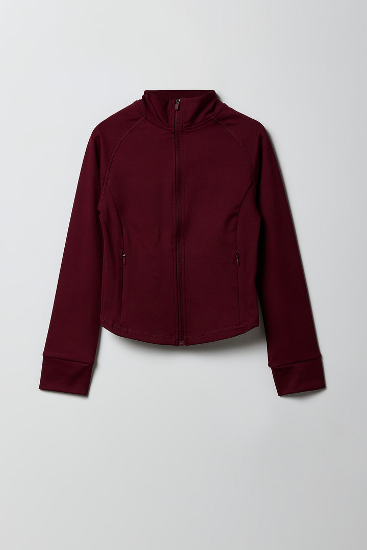 Girls Active Zip-Up Jacket