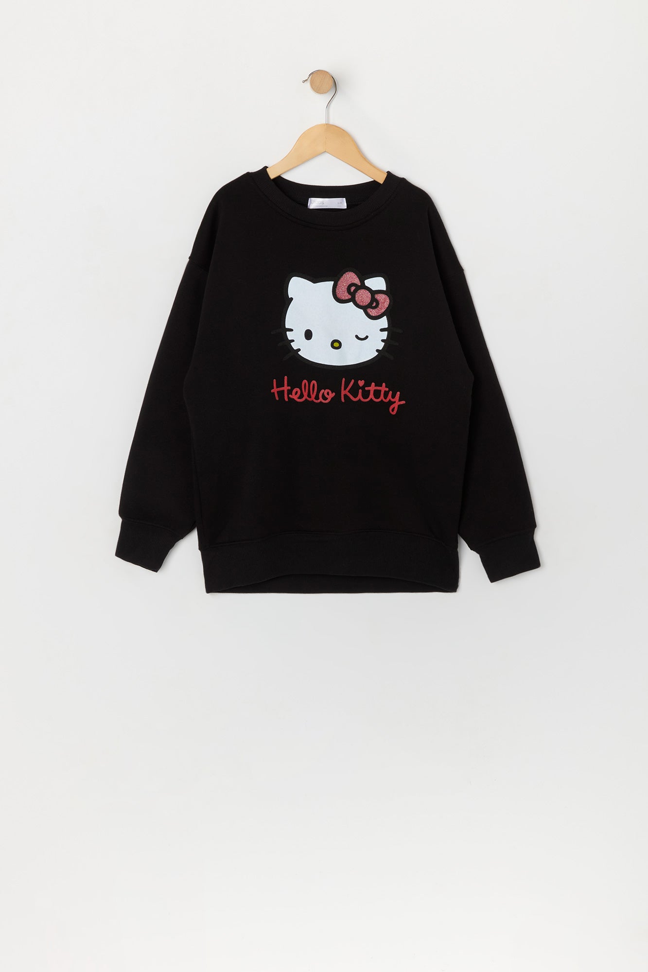 Girls Hello Kitty Love Graphic Oversized Sweatshirt – Urban Planet