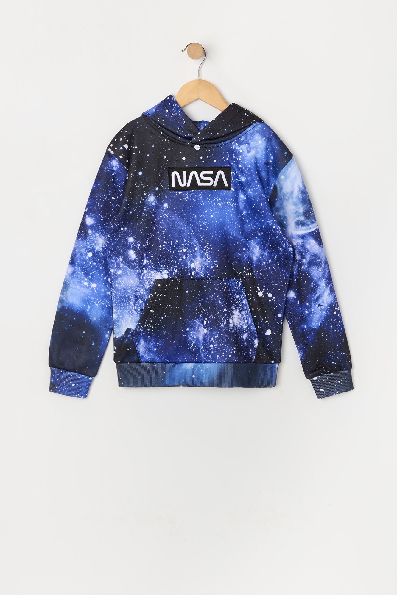 Boys Galaxy Print NASA Graphic Fleece Hoodie – Urban Planet