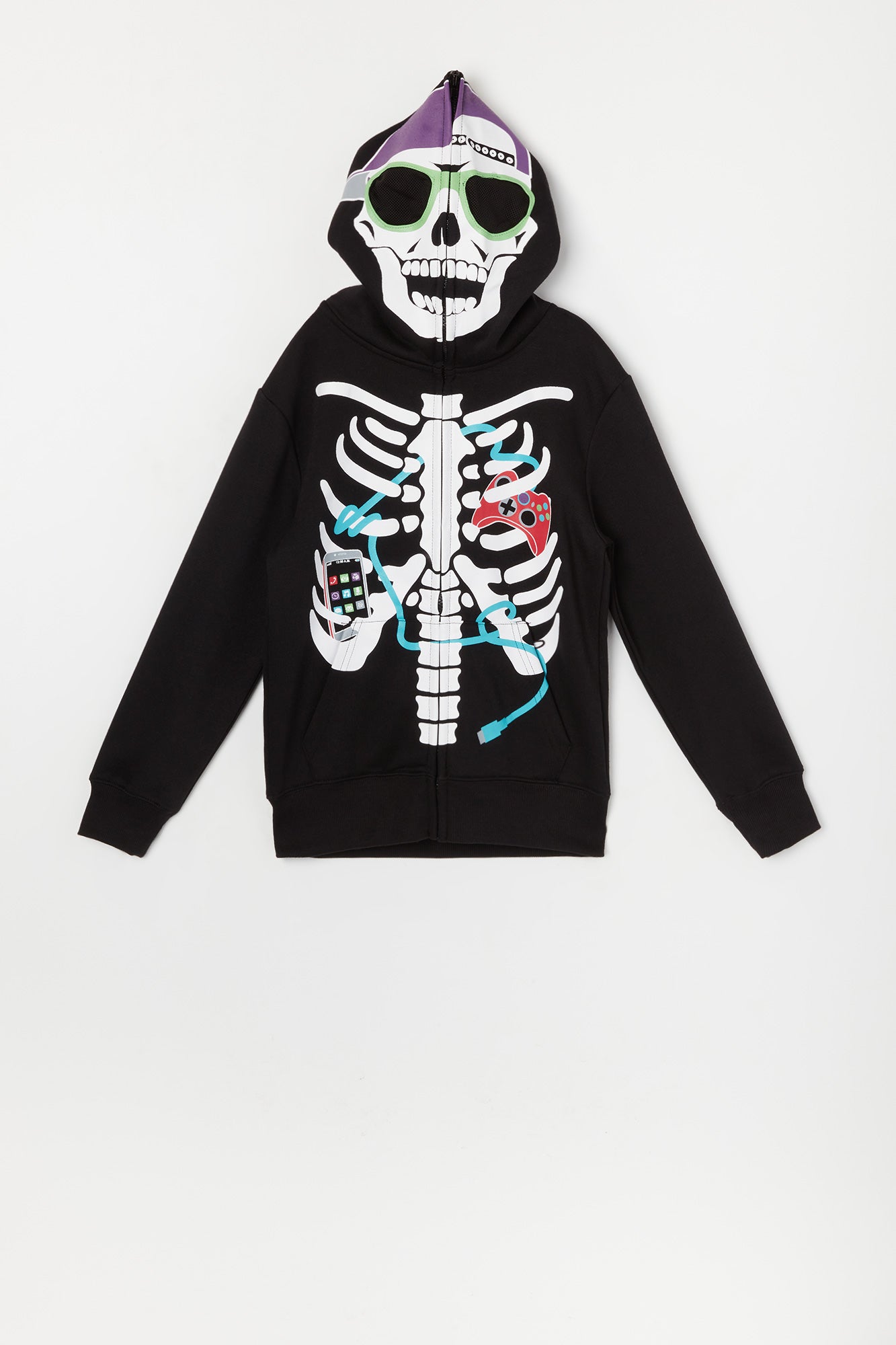 Boys cheap skull hoodie