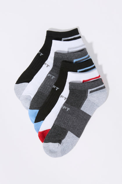Athletic No Show Socks (6 Pack)