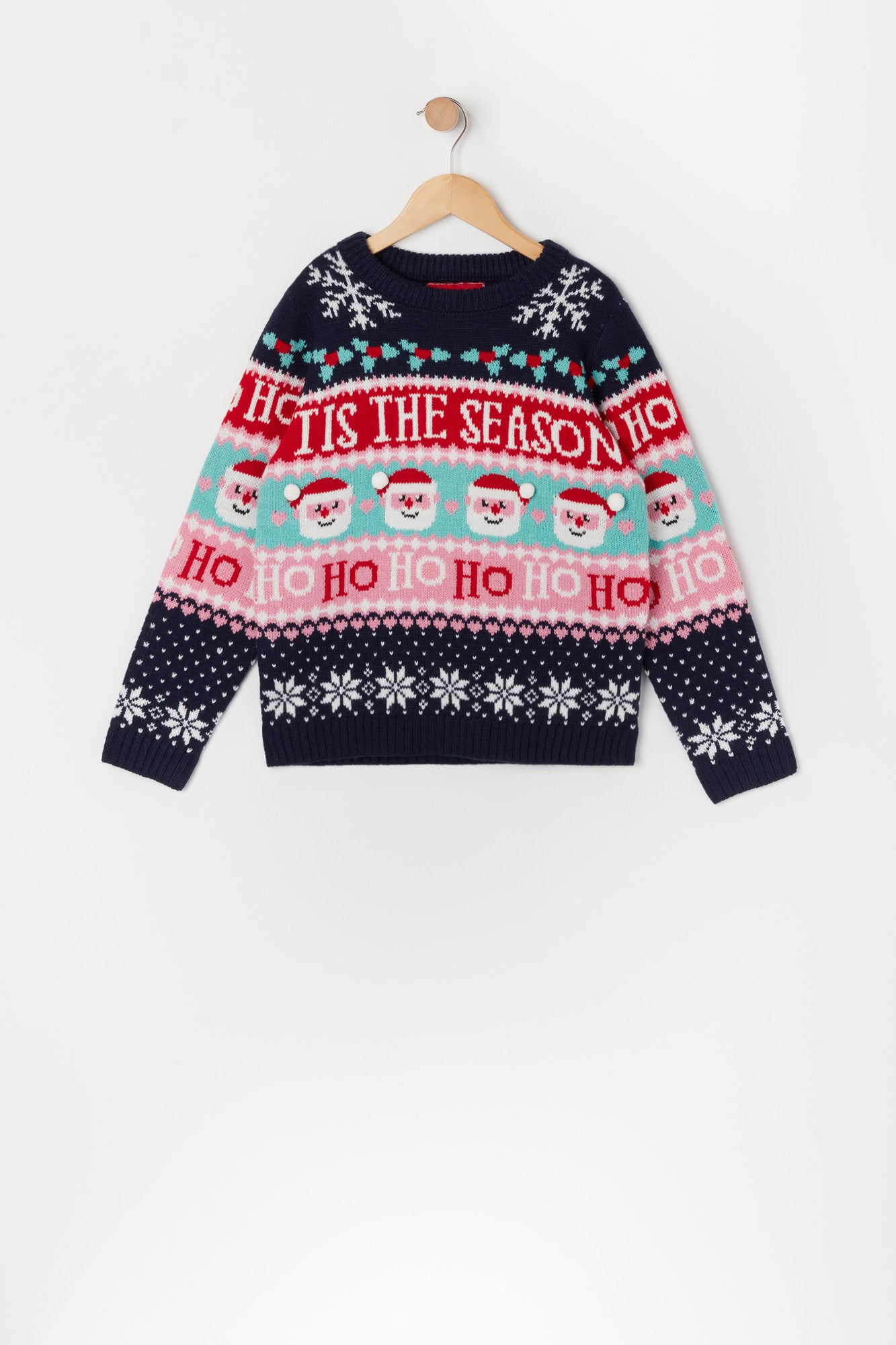 Girls Tis The Season Print Xmas Sweater – Urban Planet