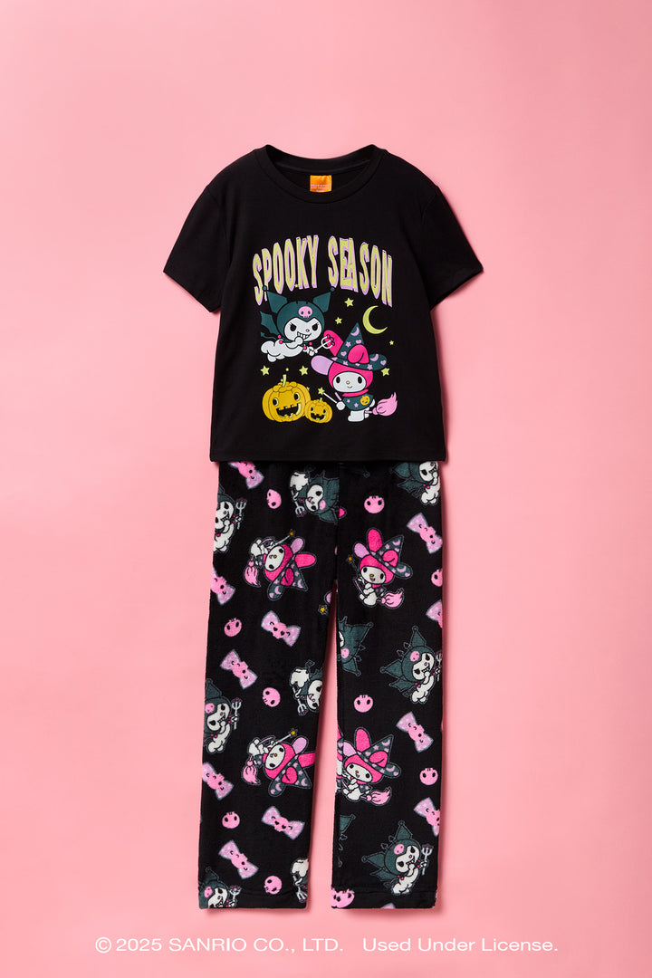 Kuromi™ & My Melody™ Halloween 2 Piece Pajama Set
