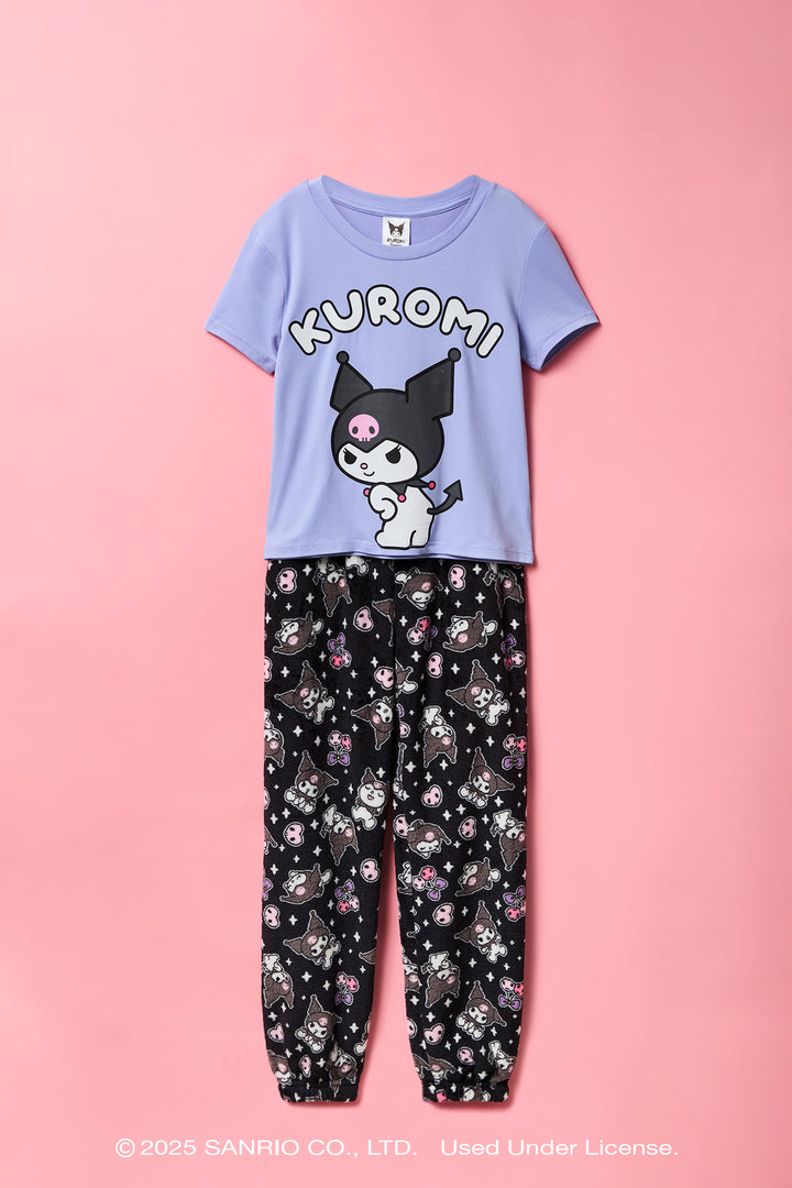 Kuromi™ T-Shirt & Pant Pajama Set