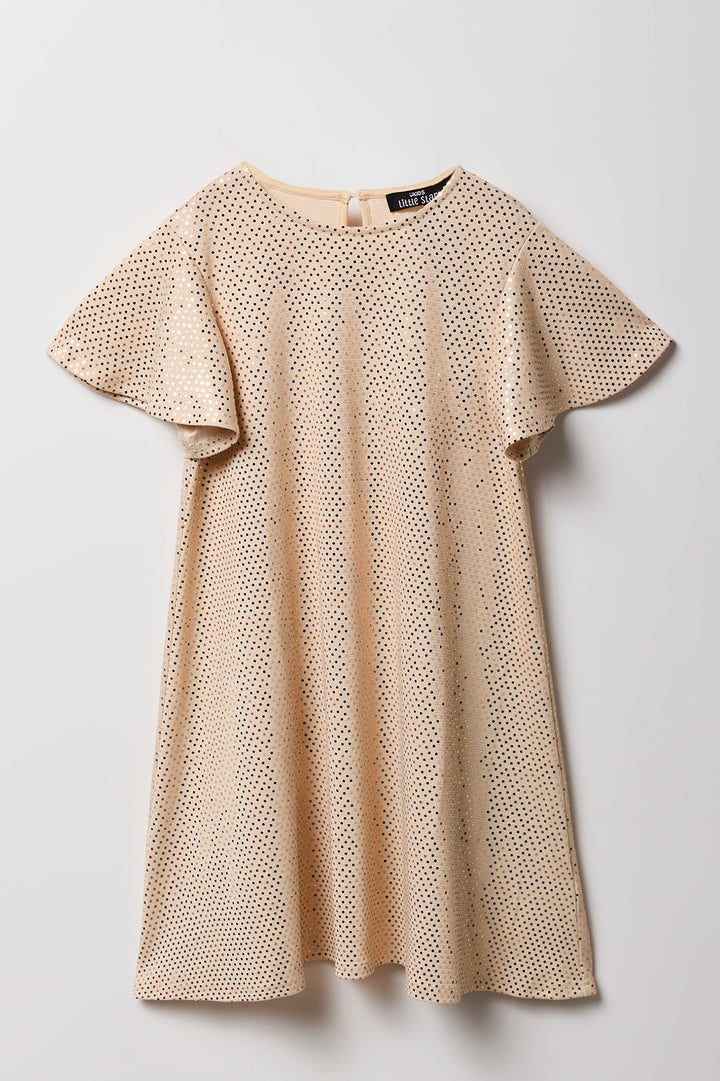 Girls Sequin Shift Dress