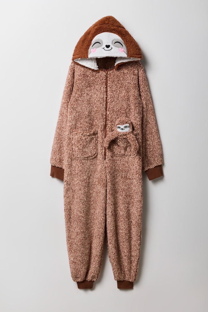 Kids Sloth Sherpa 3D Onesie