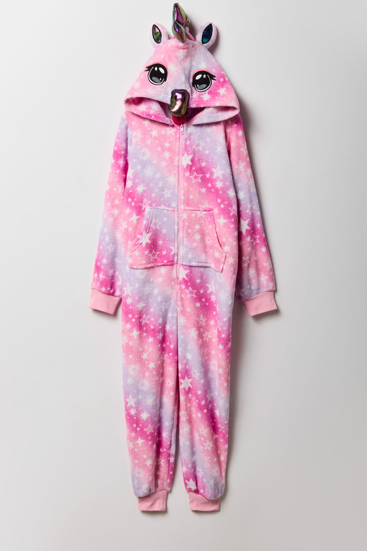 Kids 3D Unicorn Plush Onesie