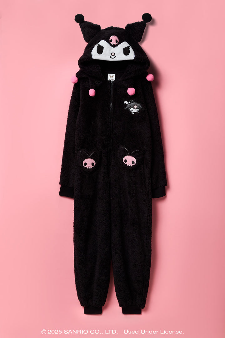 Kuromi™ Girls 3D Sherpa Onesie