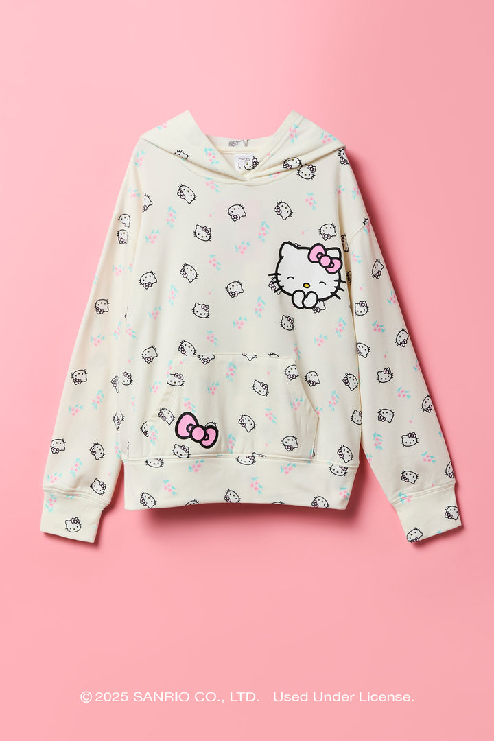 Hello Kitty® Girls Printed Fleece Hoodie