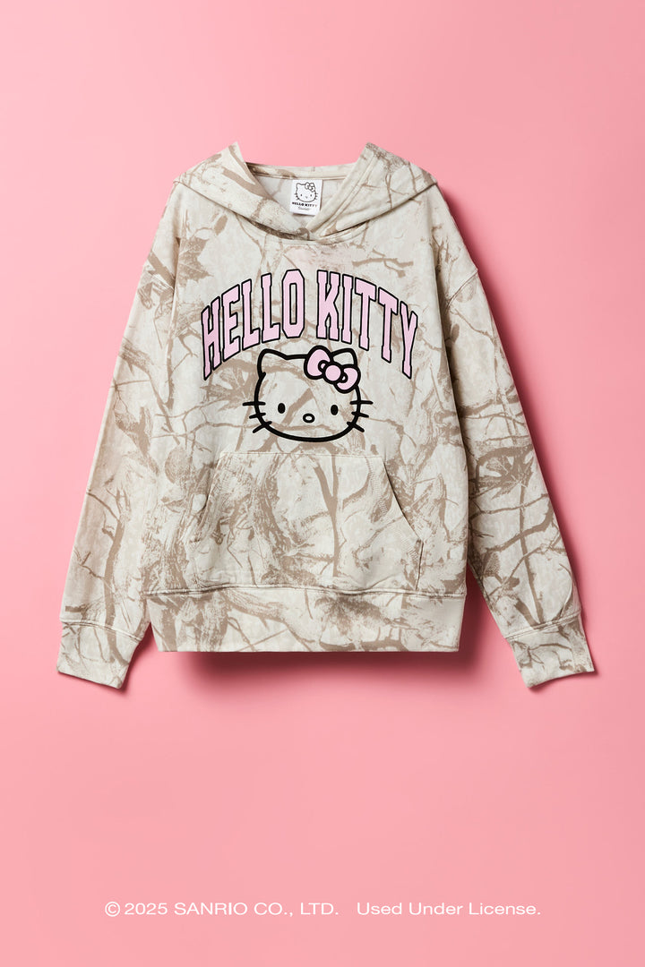 Hello Kitty® Girls Camo Fleece Hoodie