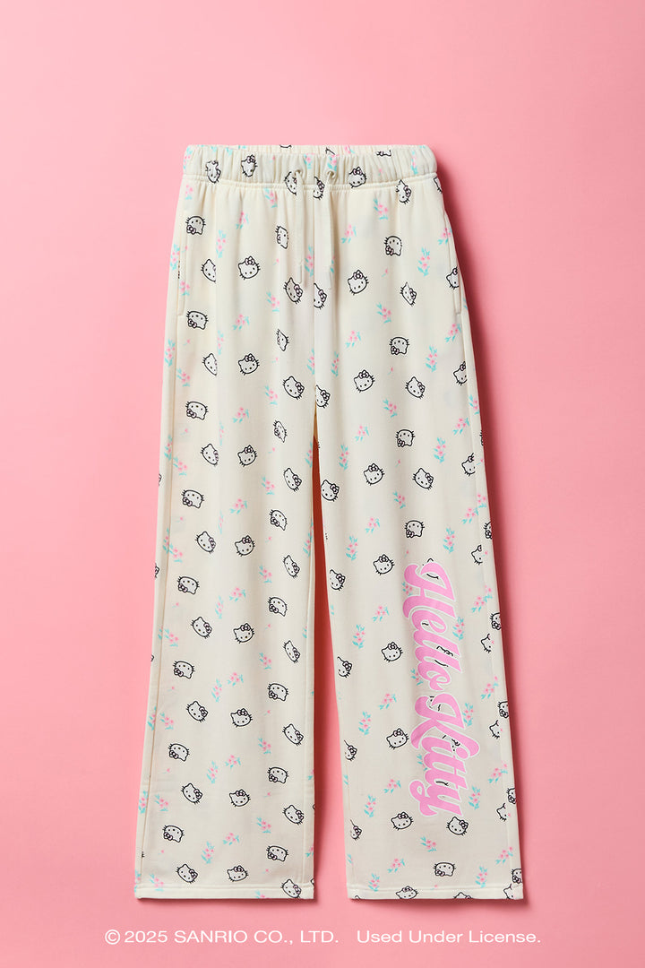 Pantalon d'entraînement en molleton à imprimé Hello Kitty® pour fille