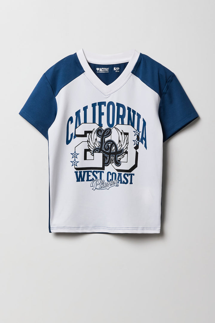 T-shirt Active à imprimé contrastant pour fille