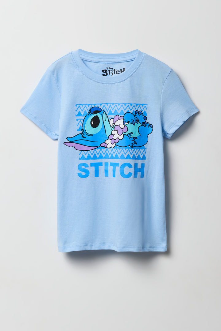 T-shirt à imprimé Silly Stitch pour filles
