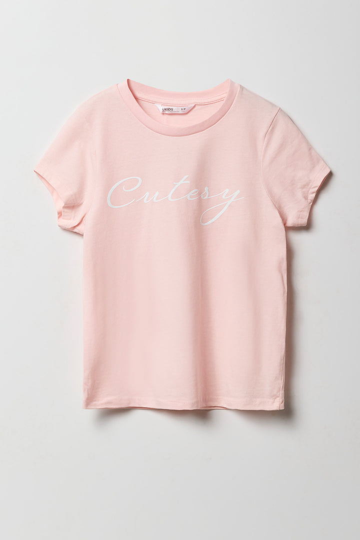 T-shirt à imprimé Cutesy pour filles