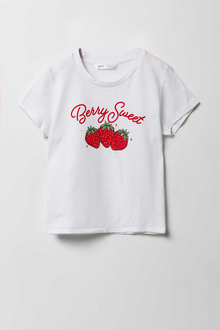 Girls Berry Sweet Graphic T-Shirt