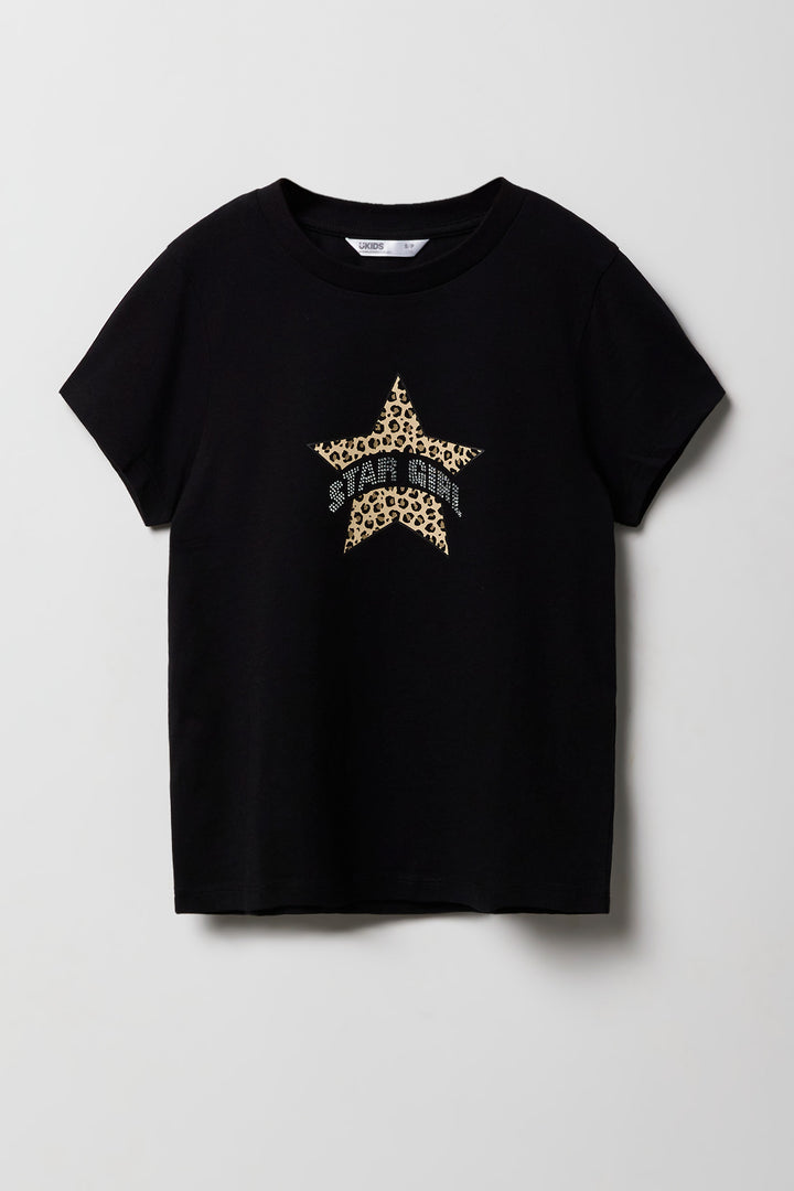 Girls Rhinestone Graphic T-Shirt