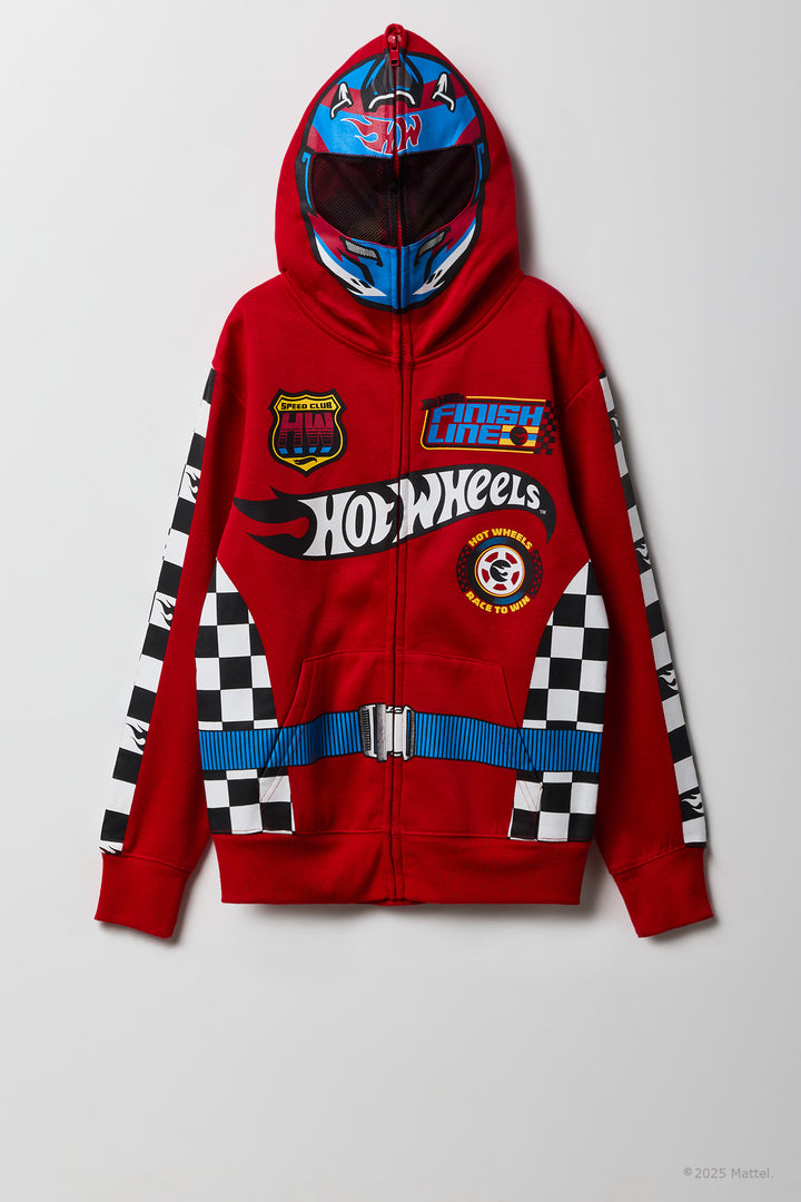 Hot Wheels™ Kids Printed Full Zip Fleece Hoodie