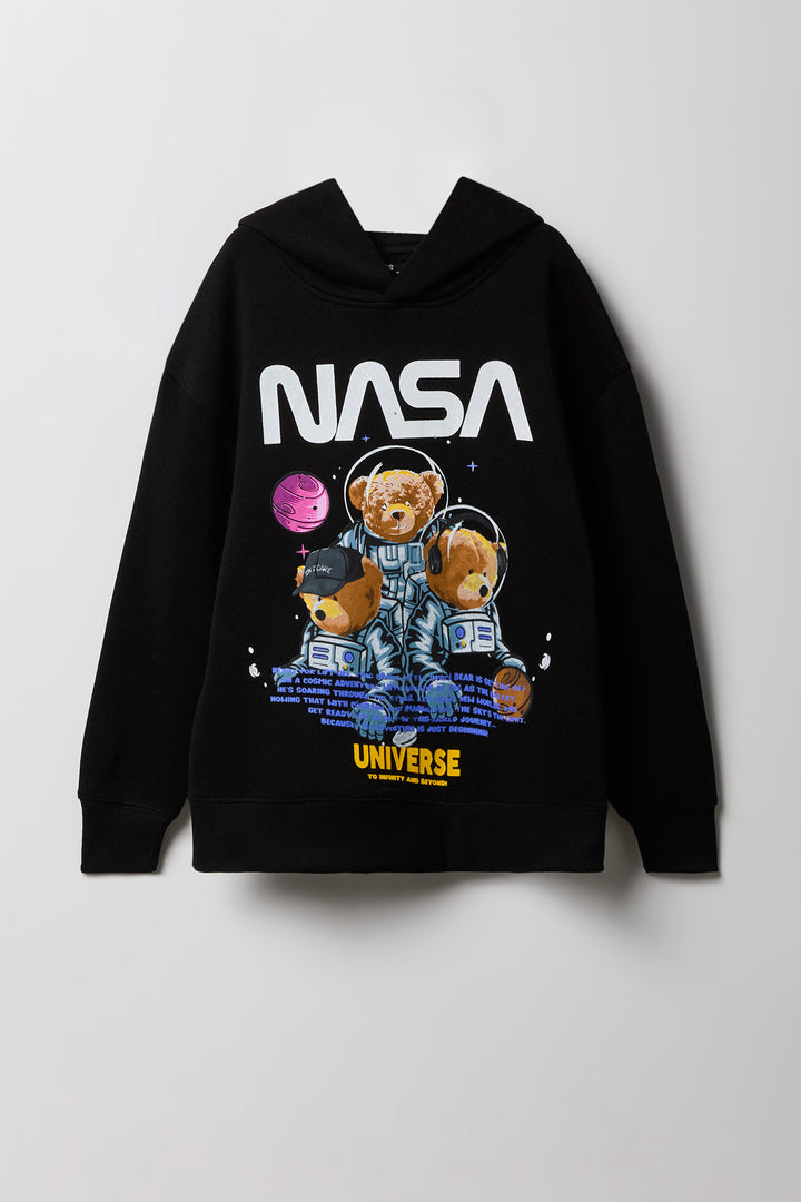 Haut à capuchon en molleton à imprimé NASA Bears pour enfants
