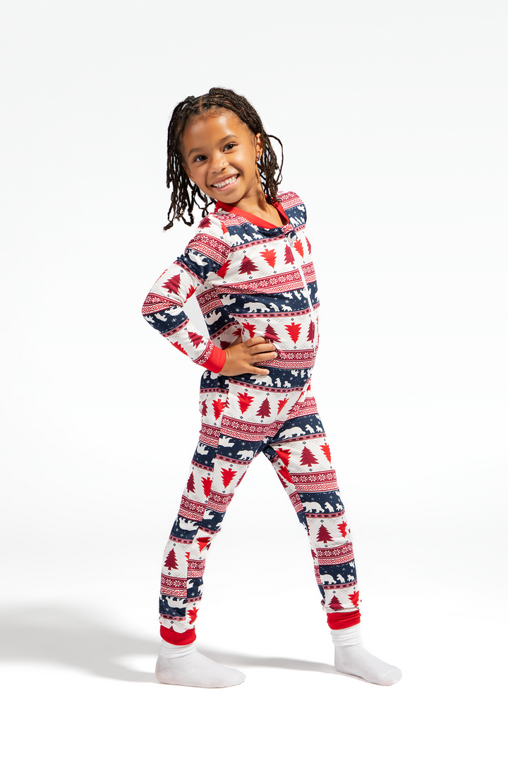 Kids Fammy Jammies Bear Isle Onesie