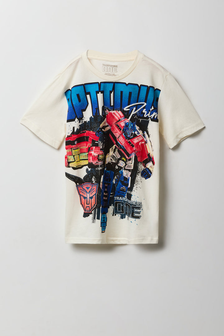 T-shirt à imprimé Optimus Prime pour enfants