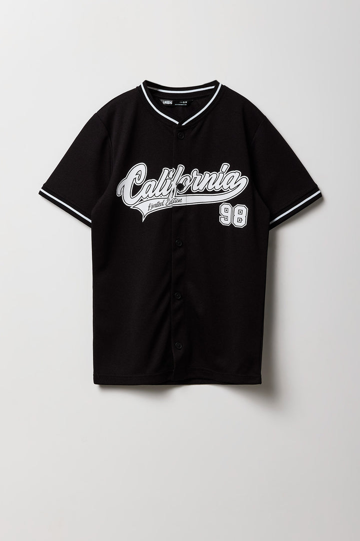 Boys Graphic Mesh Baseball Jersey