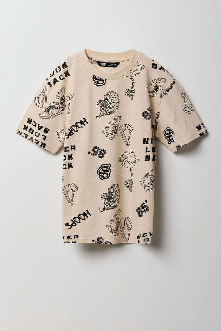 T-shirt à imprimé sports pour garçons