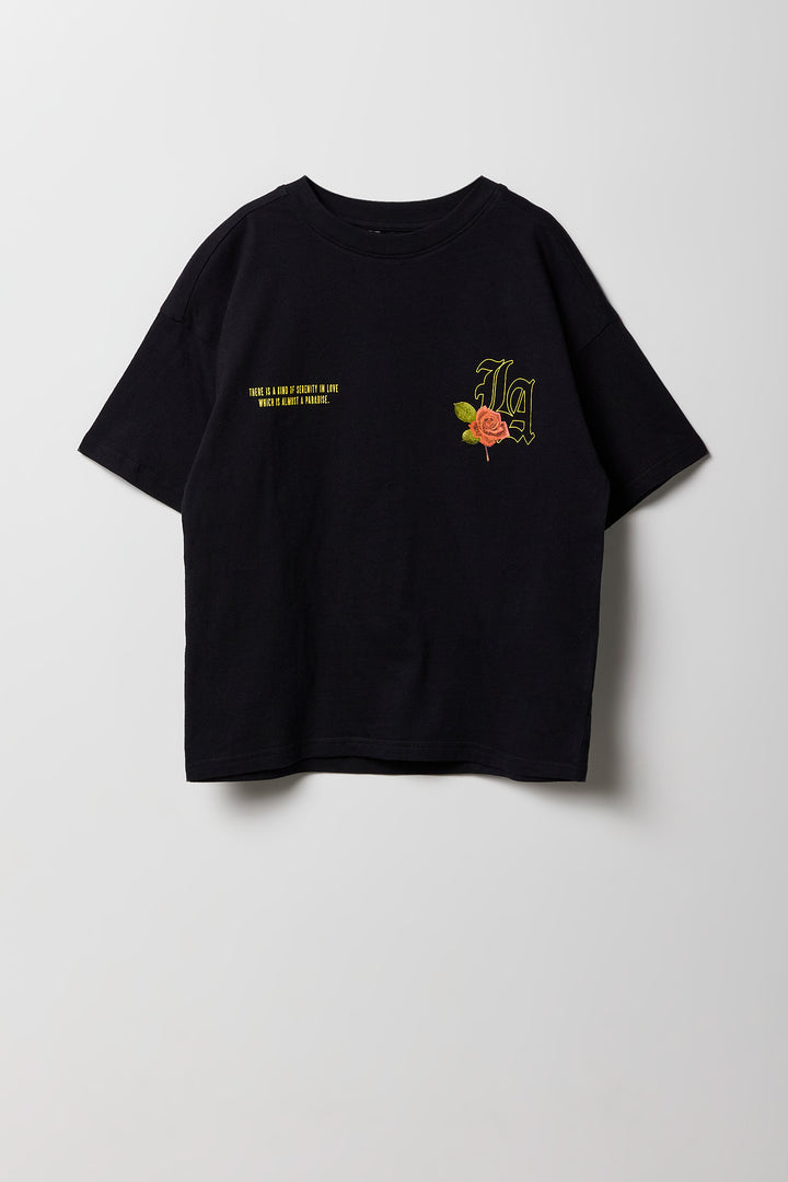 T-shirt à imprimé Los Angeles Rose pour garçon