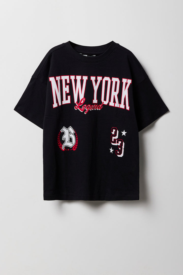 T-shirt à imprimé New York Legend pour garçon