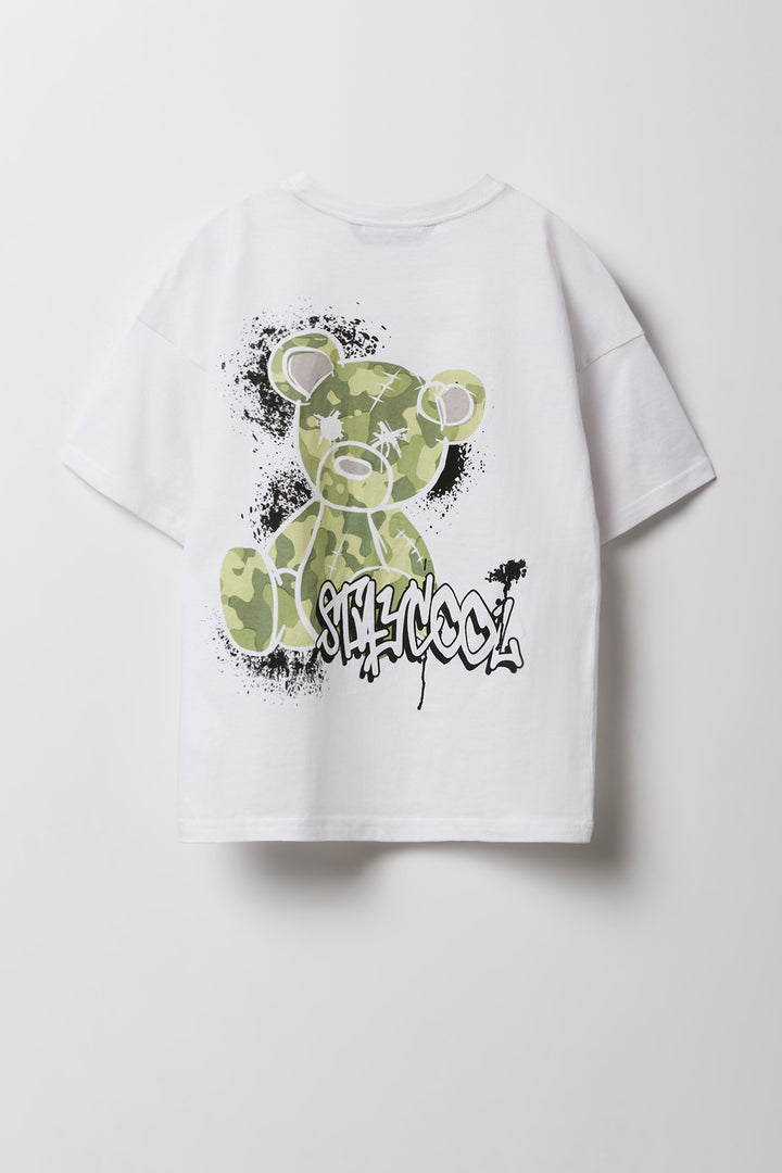 T-shirt à imprimé Stay Cool Teddy pour enfant