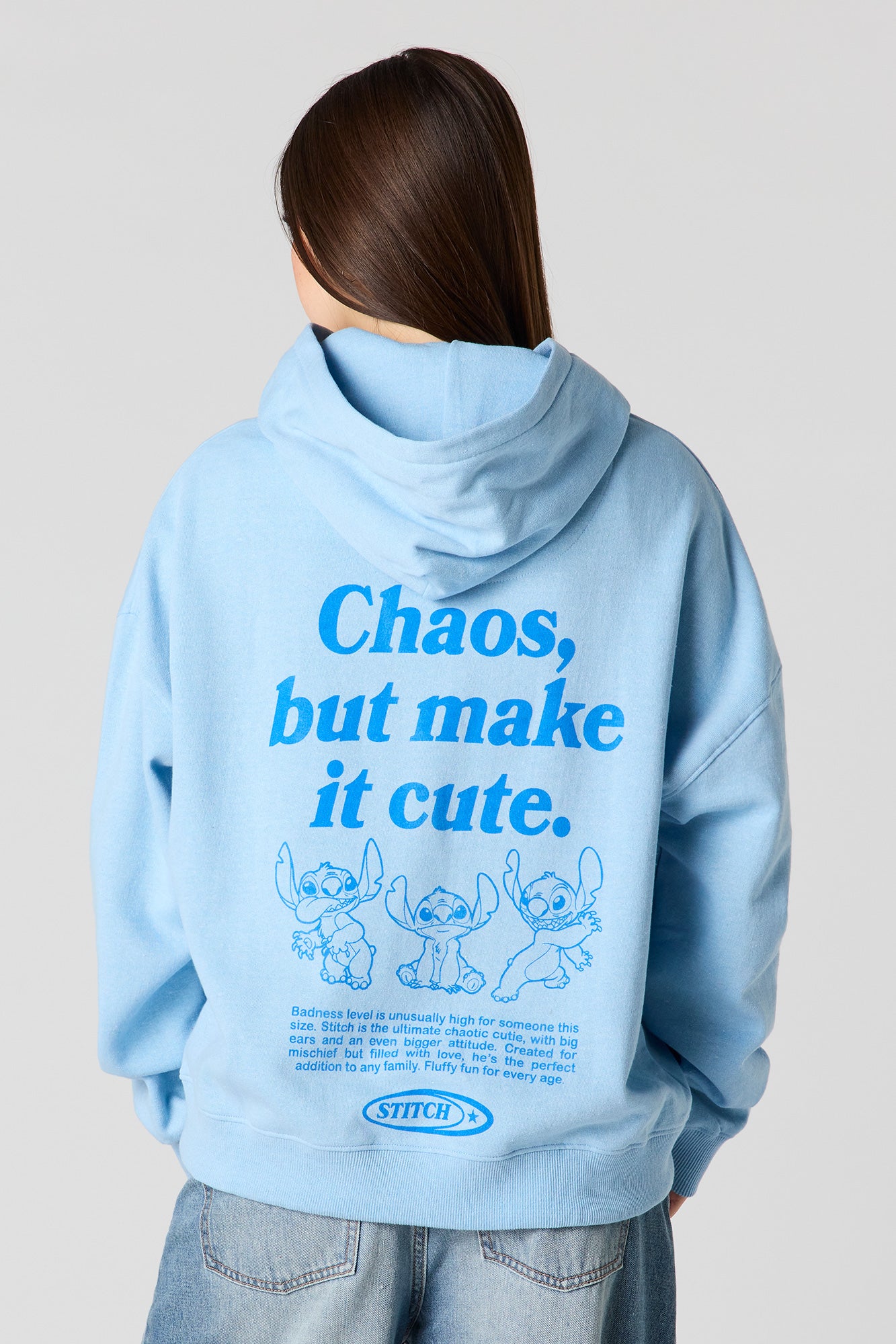 CHRONOIZM STITCH HOODIE 【XXL】 Stitch Graphic Fleece Hoodie – Urban Planet