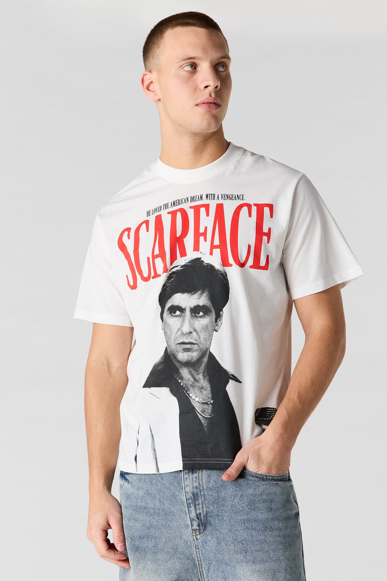 Premium Heavyweight Cotton Scarface Graphic T-Shirt – Urban Planet