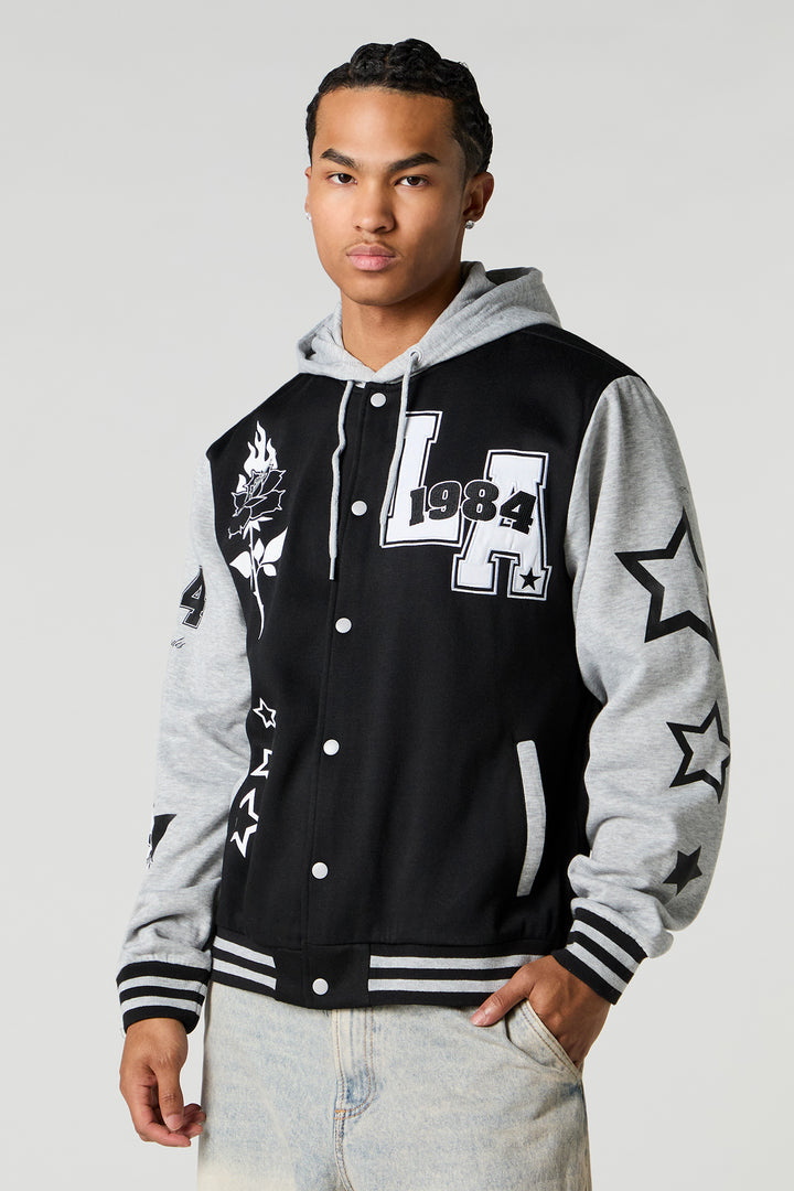 LA 1984 Twill Embroidered Varsity Jacket