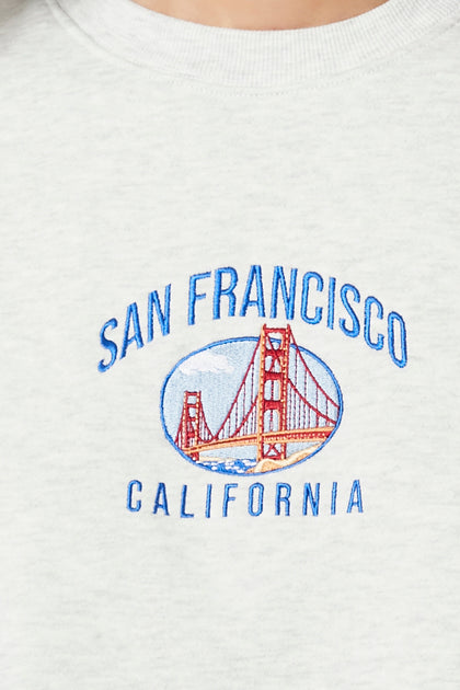 San Francisco Embroidered Fleece Sweatshirt