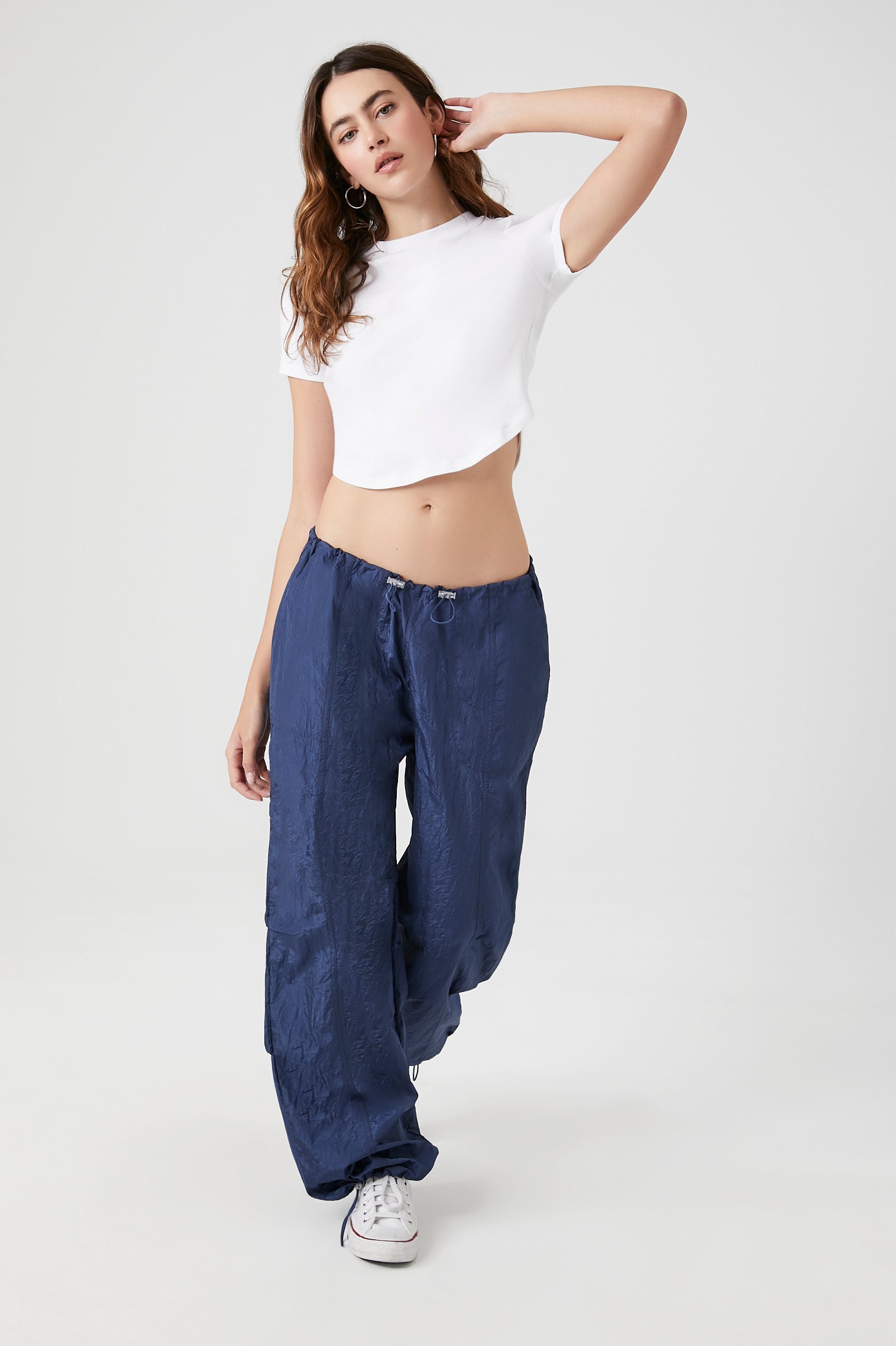 Le pantalon parachute cargo taille barillets, Closed